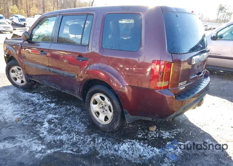 2013 Honda Pilot Lx из США, поврежденный, VIN 5FNYF4H24DB049370